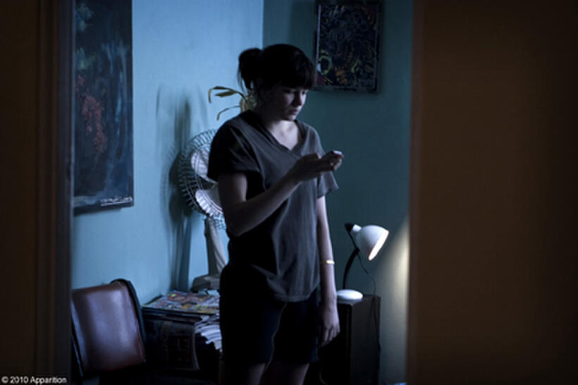 Hanna Mangan-Lawrence as Lily in "The Square."