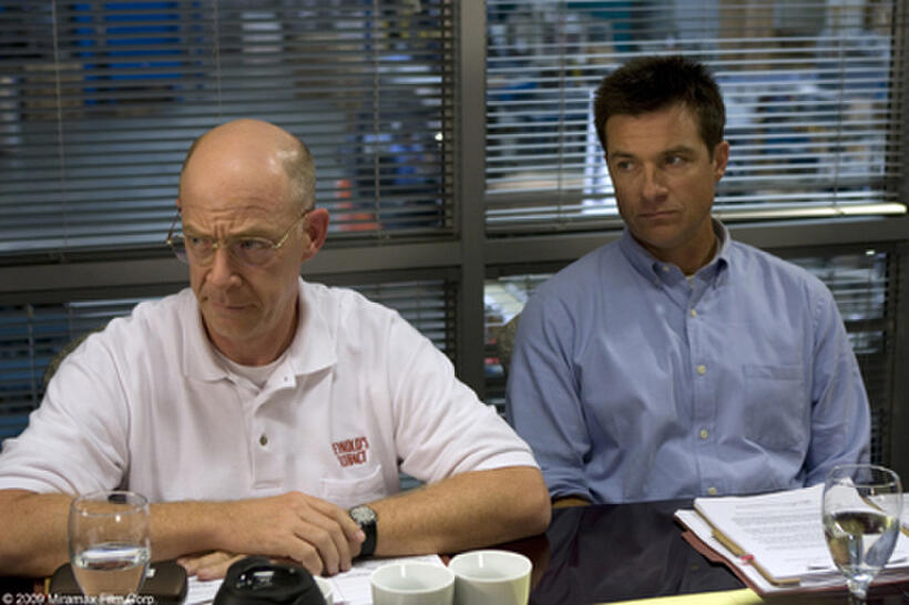 J.K. Simmons as Brian and Jason Bateman as Joel in "Extract."