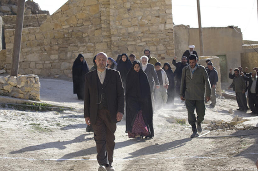David Diaan as Ebrahim and Shohreh Aghdashloo as Zahra in "The Stoning of Soraya M."