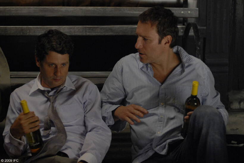 Gary Wilmes as Cal and John Corbett as Greg in "I Hate Valentine's Day."