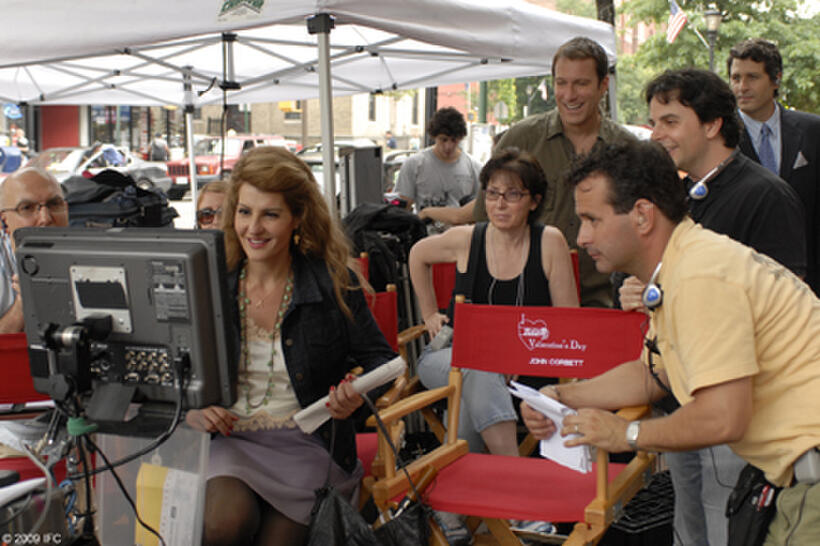 Director Nia Vardalos on the set of "I Hate Valentine's Day."