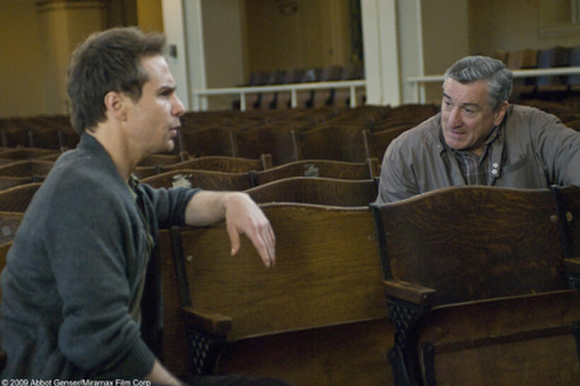 Sam Rockwell as Robert and Robert De Niro as Frank in "Everybody's Fine."