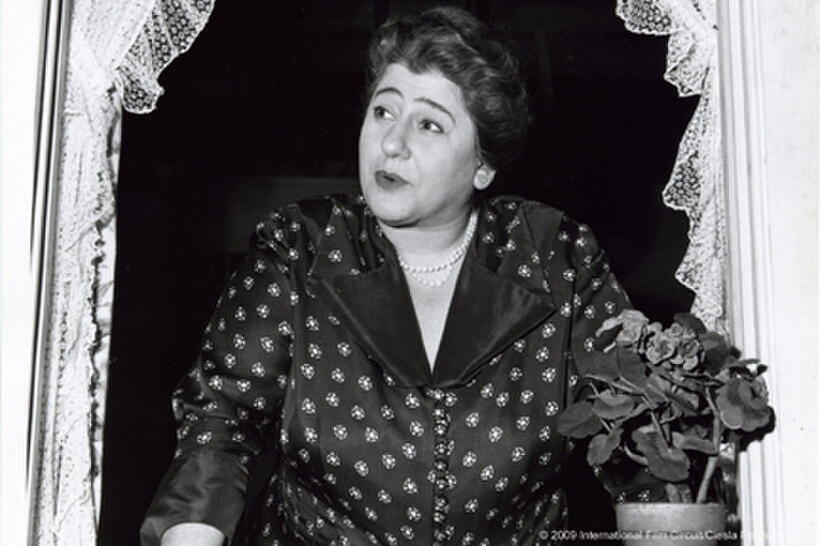 Gertrude Berg as Molly Goldberg in "Yoo-hoo, Mrs. Goldberg."