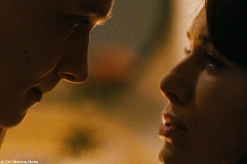 Matthias Schweighöfer as Manfred von Richthofen and Lena Headey as Kate in "The Red Baron."