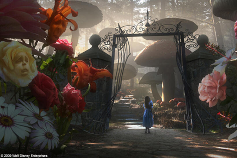 Concept art from "Alice in Wonderland."