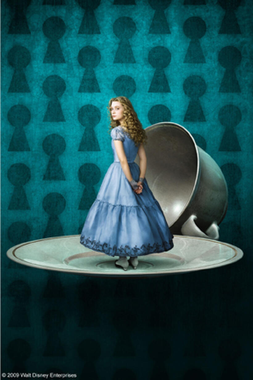 Concept art: Mia Wasikowska as Alice in "Alice in Wonderland."