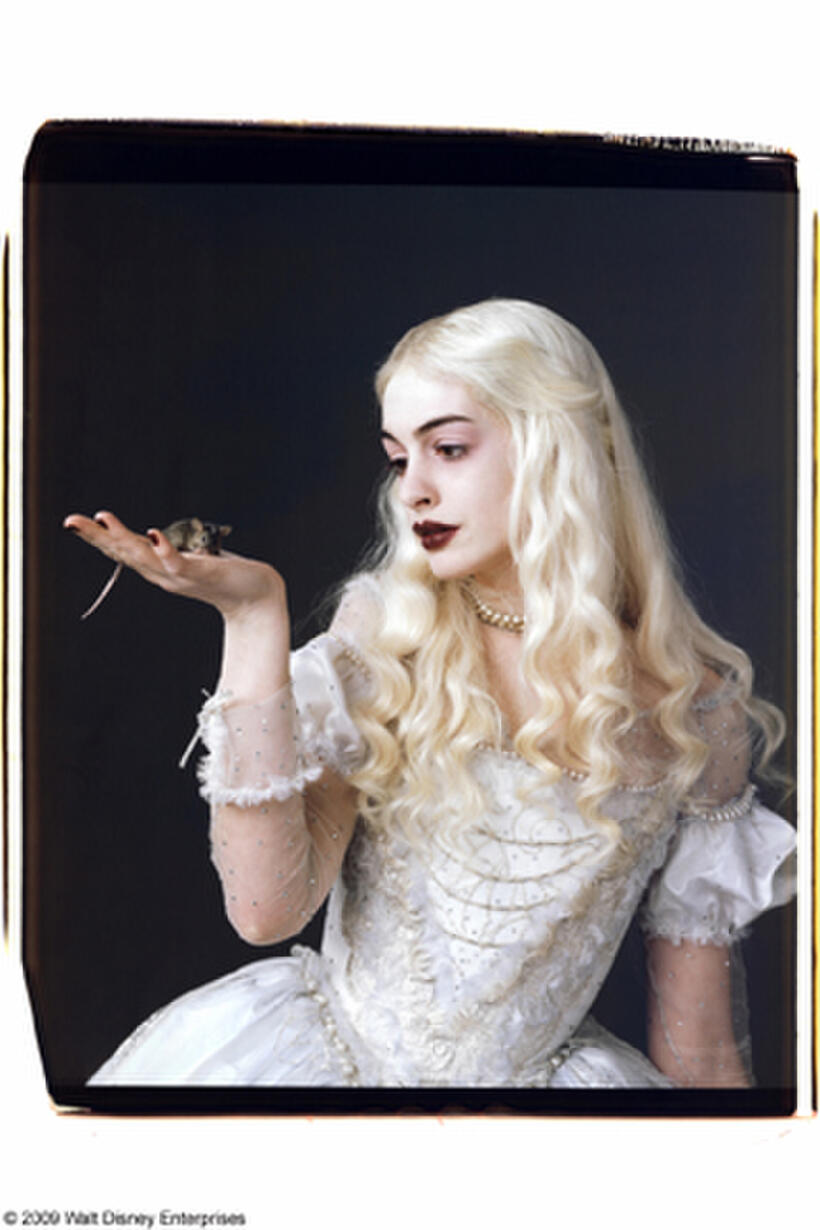 Anne Hathaway as The White Queen in "Alice in Wonderland."