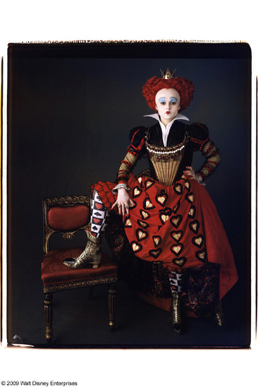 Helena Bonham Carter as The Red Queen in "Alice in Wonderland."