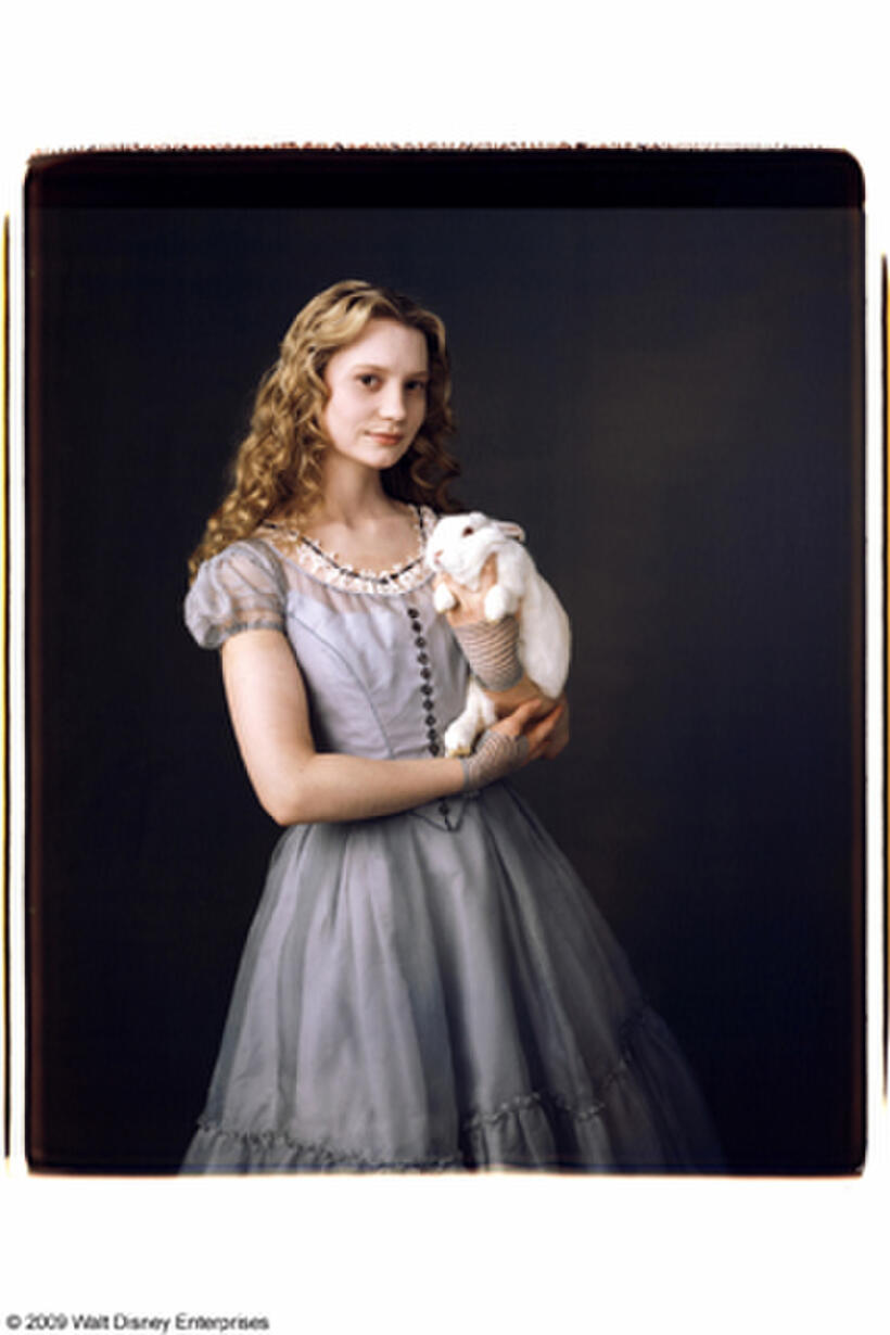 Mia Wasikowska as Alice in "Alice in Wonderland."