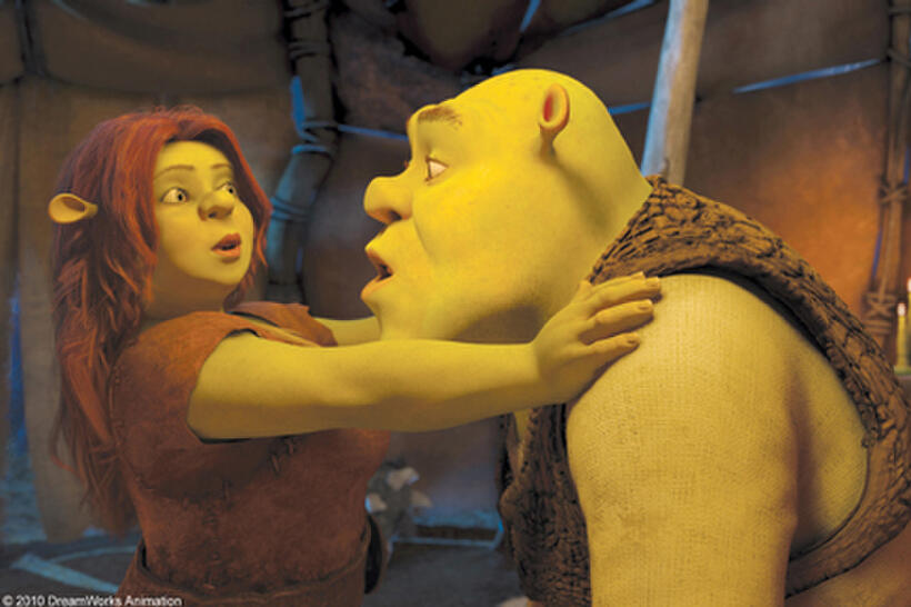 Fiona and Shrek in "Shrek Forever After."