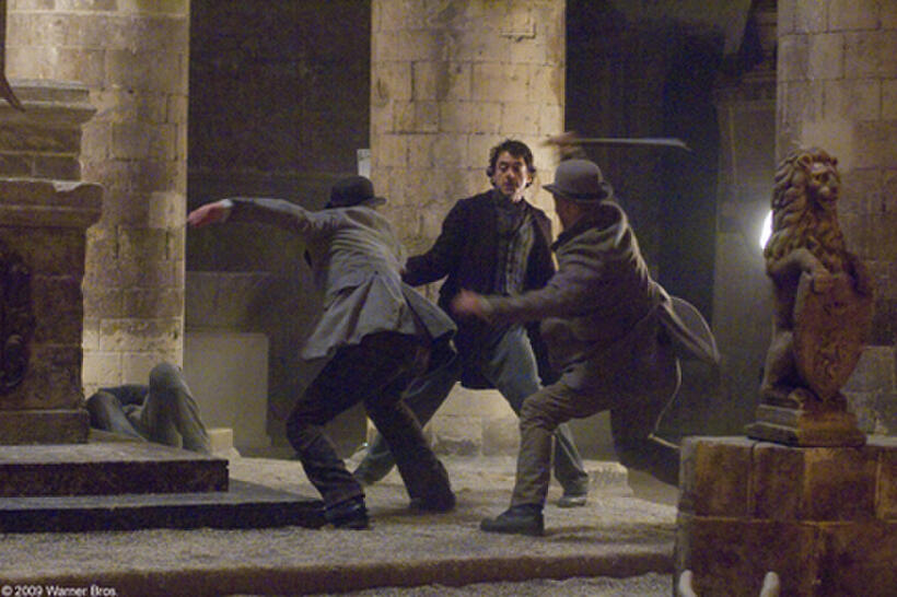 Robert Downey Jr. as Sherlock Holmes in "Sherlock Holmes."