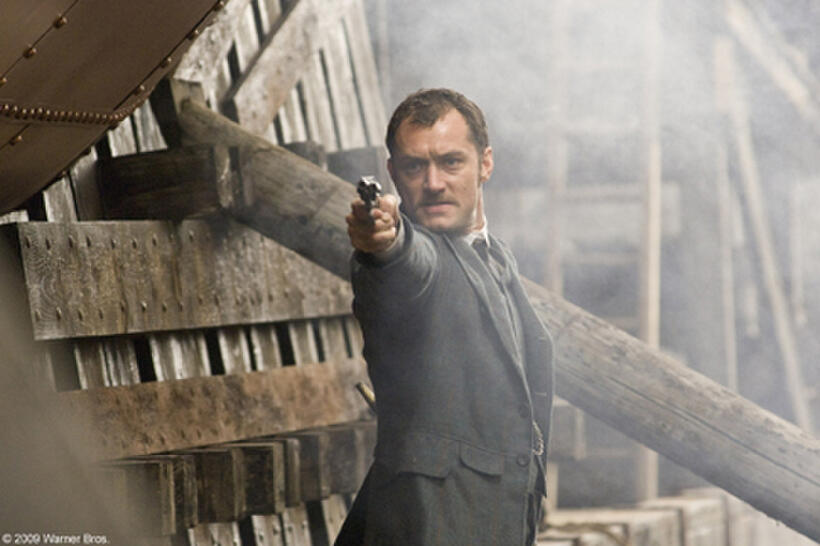 Jude Law as Dr. Watson in "Sherlock Holmes."