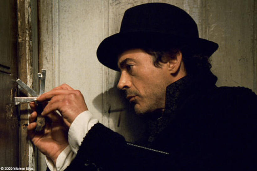 Robert Downey Jr. as Sherlock Holmes in "Sherlock Holmes."