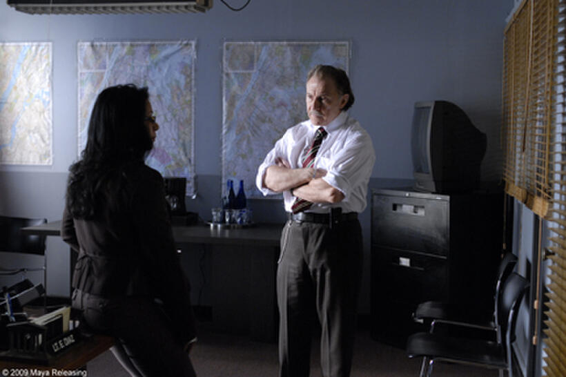 Wanda De Jesus and Harvey Keitel in "The Ministers."