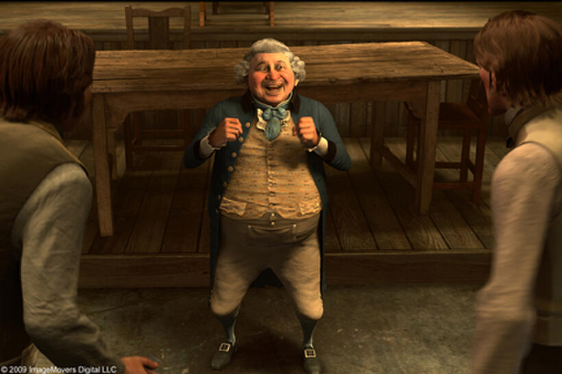 Mr. Fezziwig (voice of Bob Hoskins) in "Disney's A Christmas Carol."