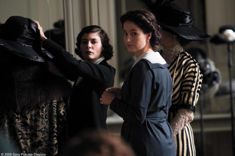 Audrey Tautou as Coco Chanel and Marie Gillain as Adrienne in "Coco Before Chanel."