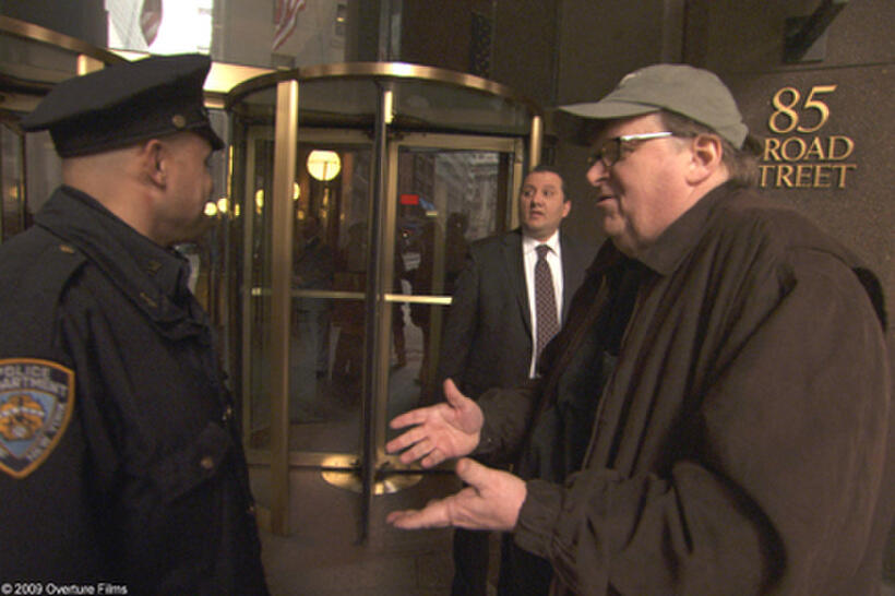 Filmmaker Michael Moore in "Capitalism: A Love Story."