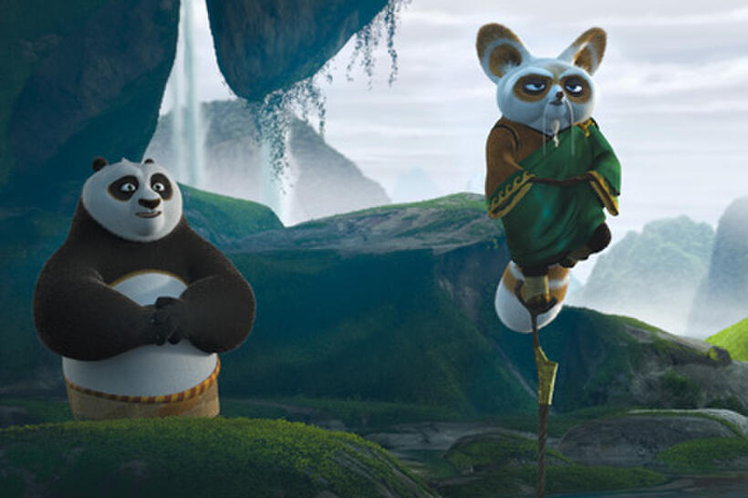 Po and Shifu in ``Kung Fu Panda 2.''