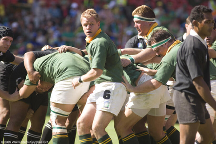 Matt Damon as Francois Pienaar in "Invictus."