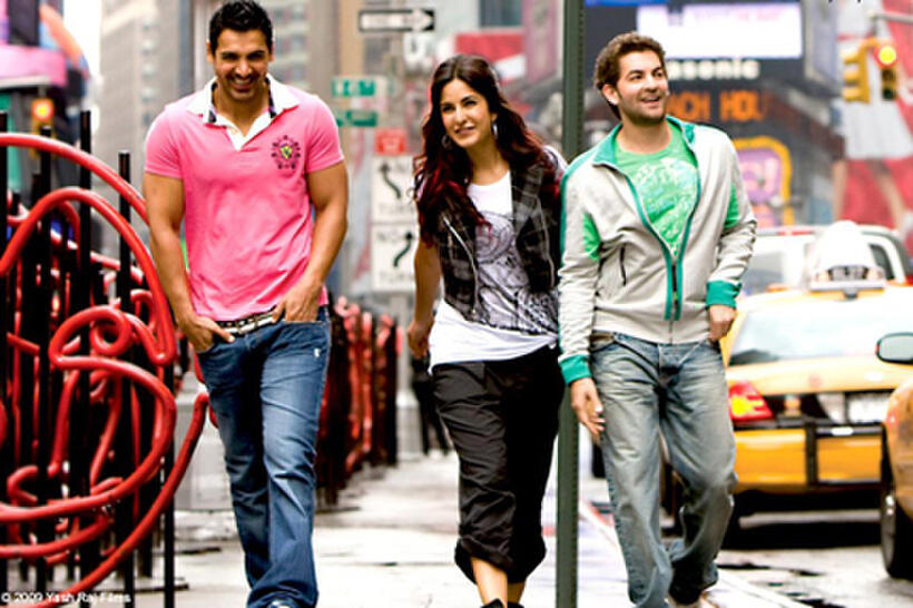 John Abraham, Katrina Kaif and Neil Nitin Mukesh in "New York."