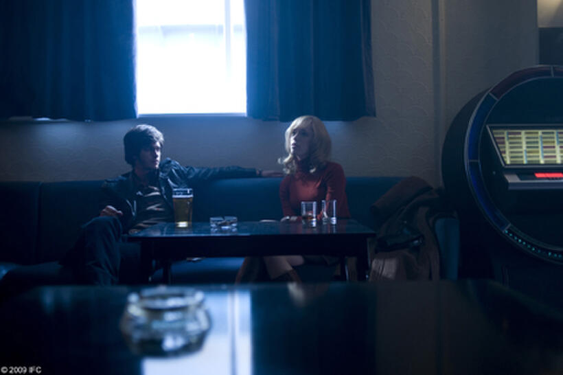 Andrew Garfield as Eddie Dunford and Rebecca Hall as Paula Garland in "Red Riding: 1974."