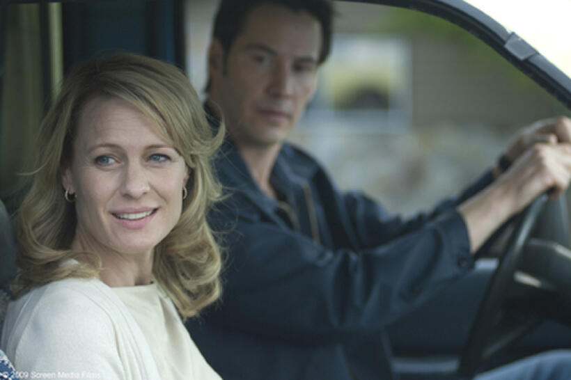 Robin Wright Penn as Pippa Lee and Keanu Reeves as Chris in "The Private Lives of Pippa Lee."