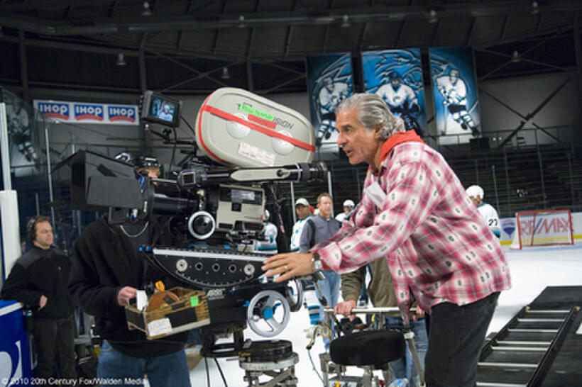 Director Michael Lembeck on the set of "Tooth Fairy."