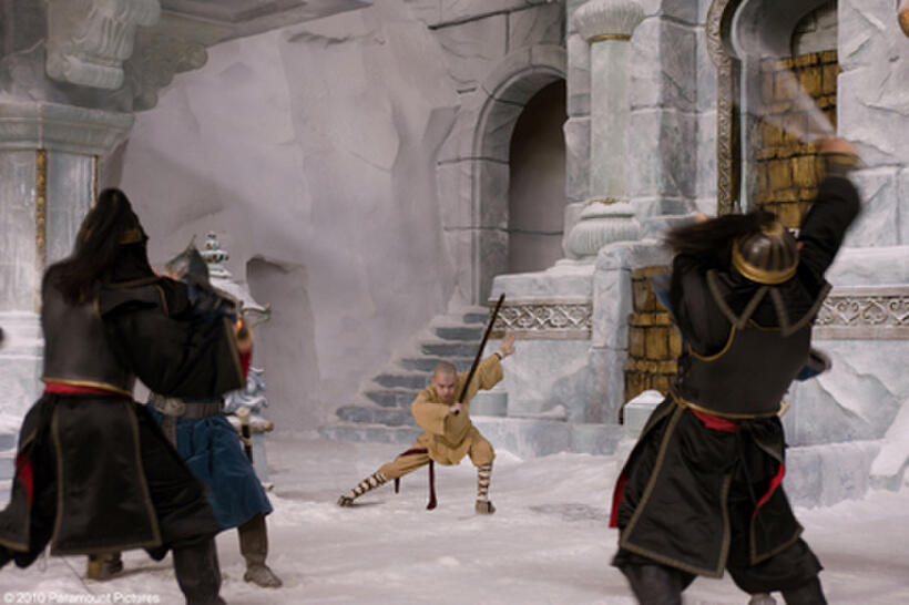 Noah Ringer as Aang in "The Last Airbender."