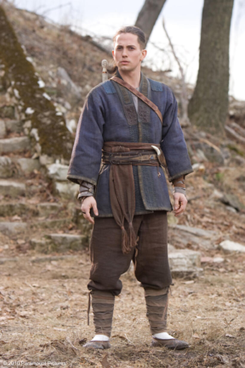 Jackson Rathbone as Sokka in "The Last Airbender."