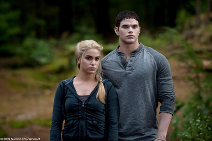 Nikki Reed as Rosalie and Kellan Lutz as Emmett in "The Twilight Saga: Eclipse."