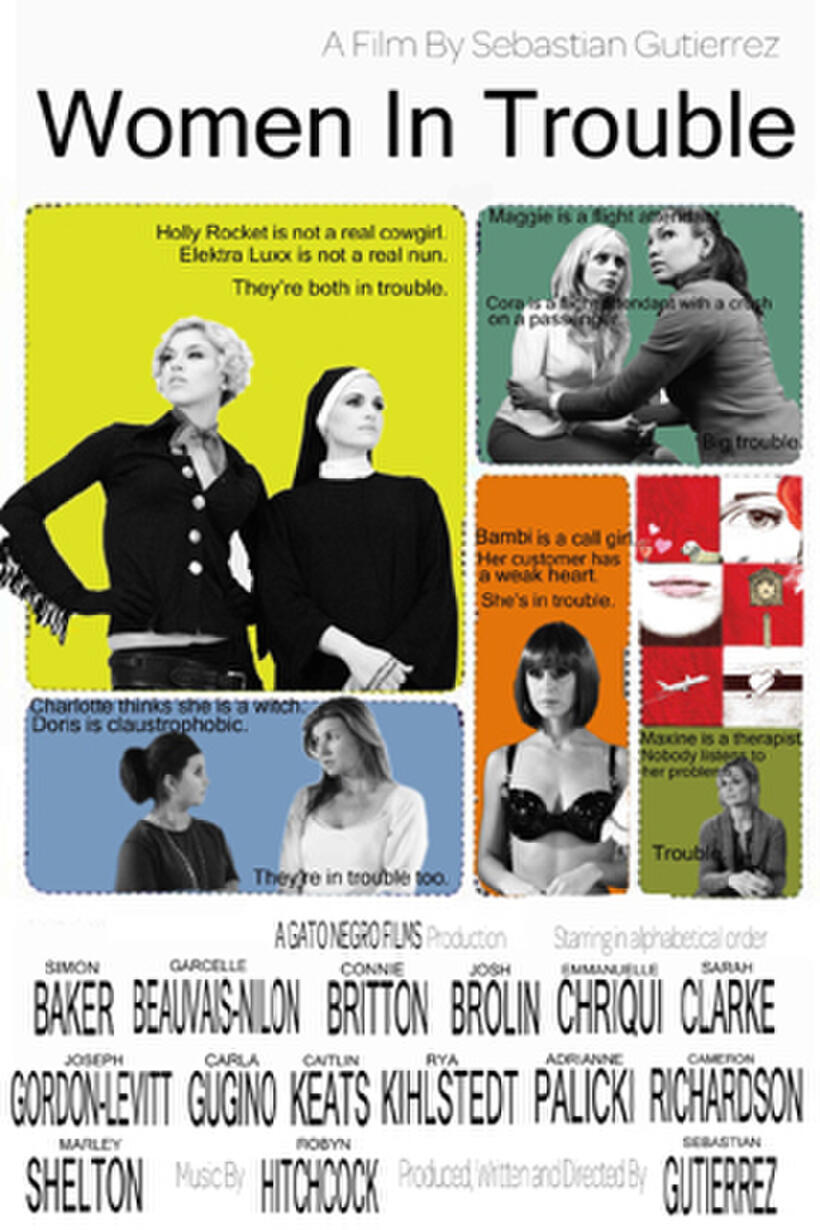 Poster art for "Women in Trouble."