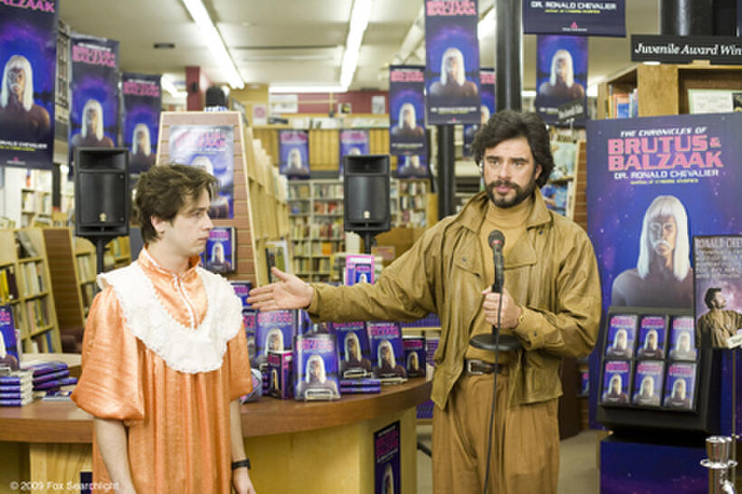Michael Angarano as Benjamin and Jemaine Clement as Ronald Chevalier in "Gentlemen Broncos."