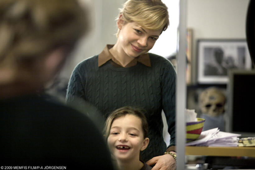 Michelle Williams as Ellen and Sophie Nyweide as Jackie in "Mammoth."