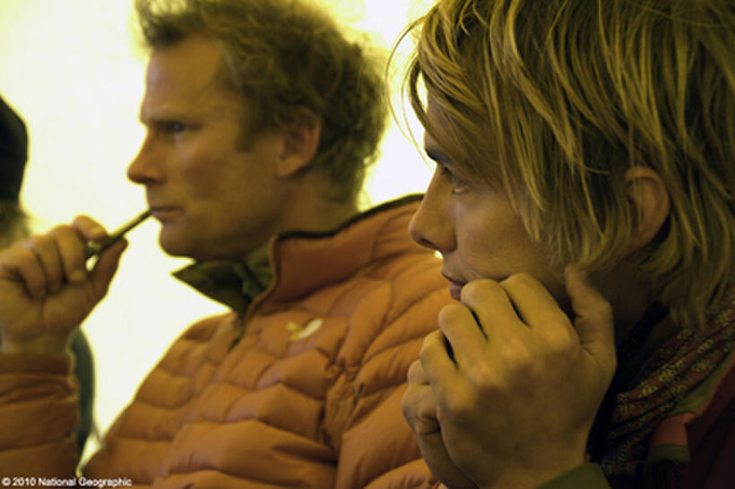 Conrad Anker and Leo Houlding in "The Wildest Dream: Conquest of Everest."