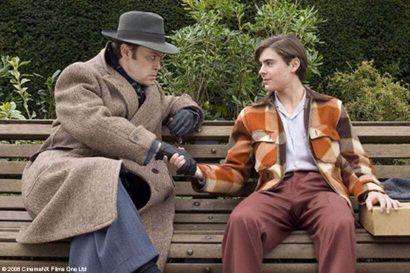 Christian McKay as Orson Welles and Zac Efron as Richard Samuels in "Me and Orson Welles."