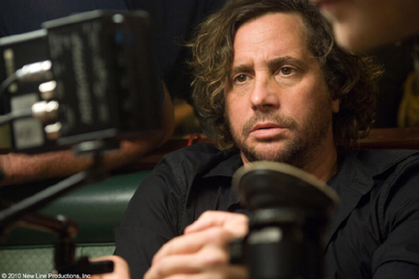 Director Samuel Bayer on the set of "A Nightmare on Elm Street."