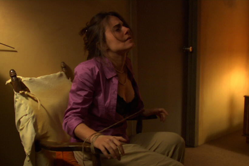 Ali Marsh as Liz in ``Tied to a Chair.''