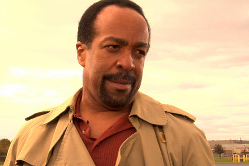 Robert Gossett as Det. Peter Farrell in ``Tied to a Chair.''