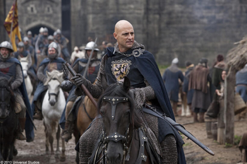 Mark Strong as Godfrey in "Robin Hood."