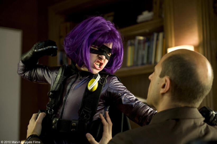 Chloe Moretz as Hit Girl in "Kick-Ass."