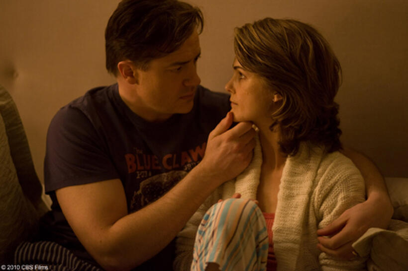 Brendan Fraser as John Crowley and Keri Russell as Aileen Crowley in "Extraordinary Measures."