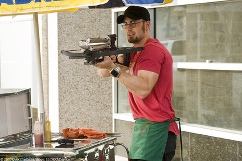 Chris Evans as Jensen in "The Losers."