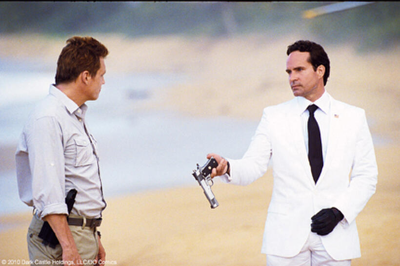 Holt McCallany as Wade and Jason Patric as Max in "The Losers."