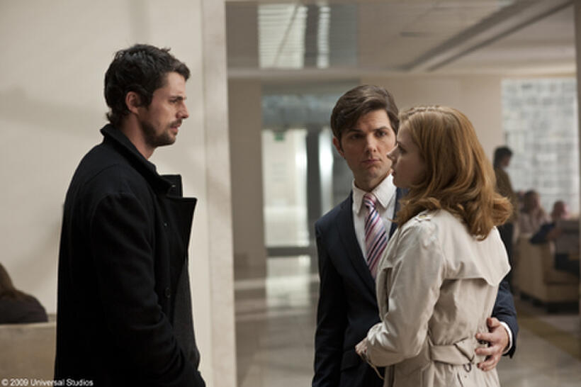 Matthew Goode as Declan, Adam Scott as Jeremy and Amy Adams as Anna in "Leap Year."