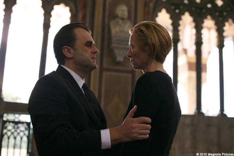 Pippo Delbono as Tancredi and Tilda Swinton as Emma in "I Am Love."