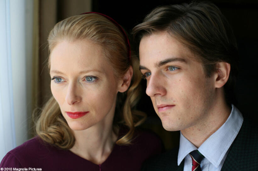 Tilda Swinton as Emma and Mattia Zaccaro as Gianluca in "I Am Love."