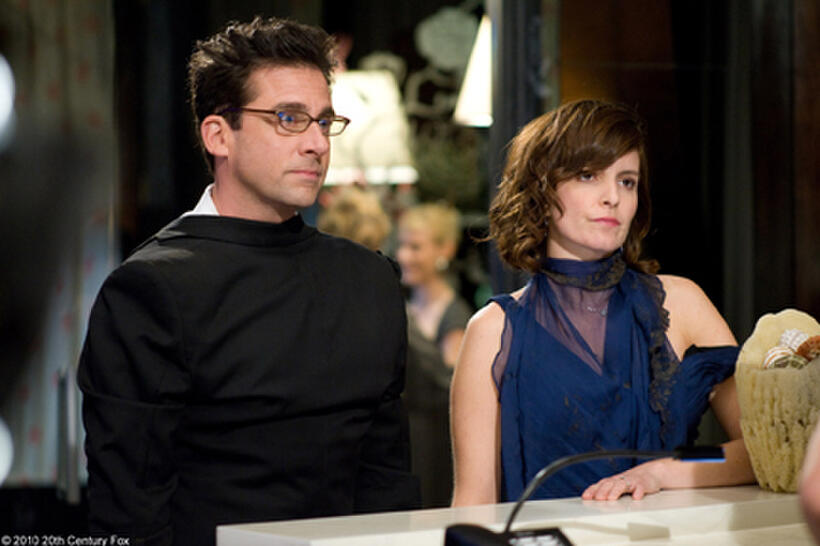 Steve Carell as Phil Foster and Tina Fey as Clair Foster in "Date Night."