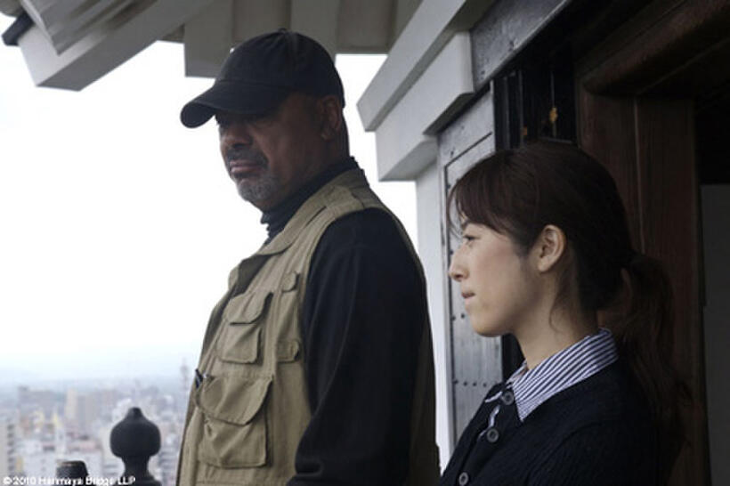 Ben Guillory as Daniel Holder and Saki Takaoka as Noriko Kubo in "The Harimaya Bridge."