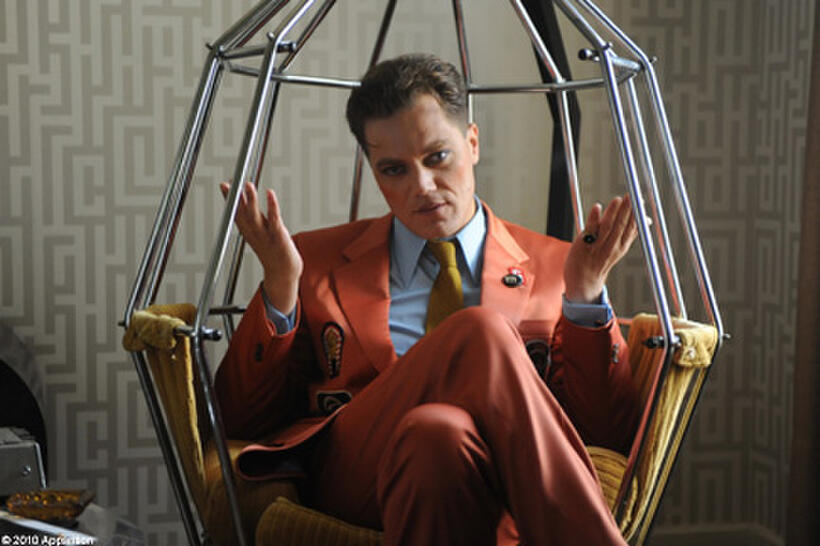 Michael Shannon as Kim Fowley in "The Runaways."
