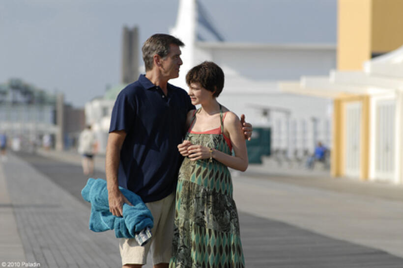 Pierce Brosnan as Allen Brewer and Carey Mulligan as Rose in "The Greatest."